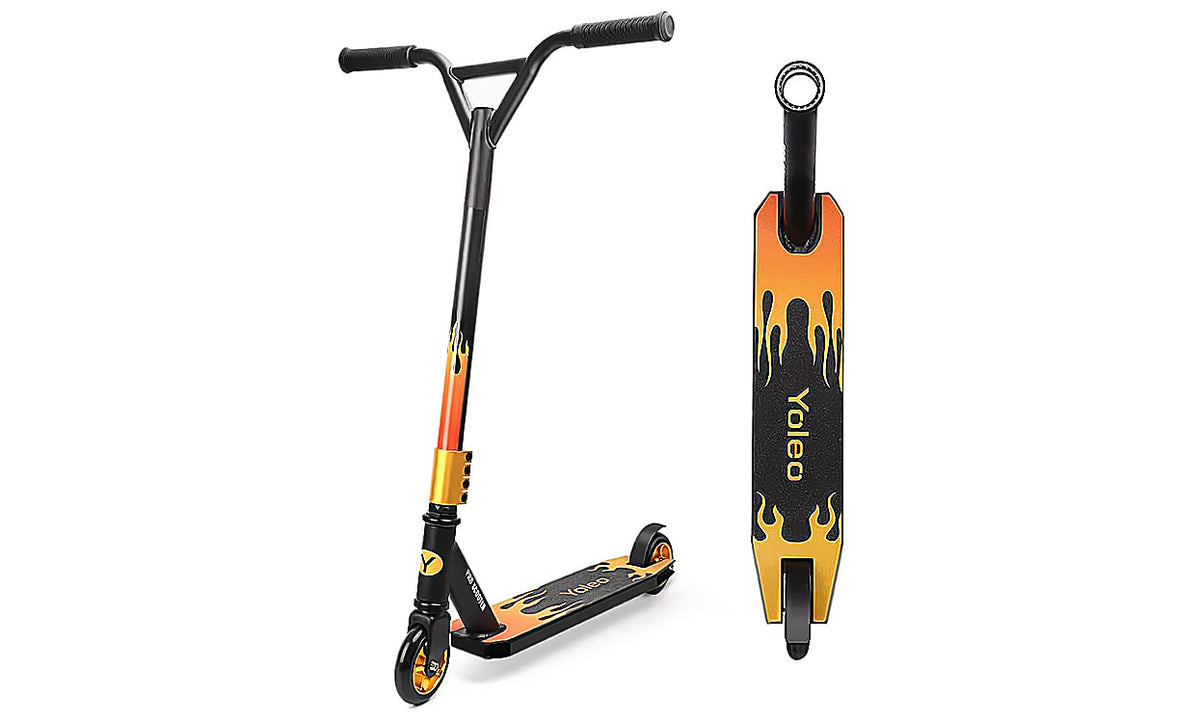 YOLEO Stunt Scooter - Monopattino Freestyle Per Bambini E Adulti, Ruote 100mm - Foto 5