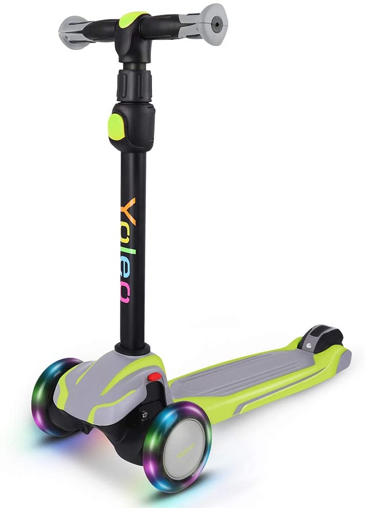 YOLEO Kinder Scooter Roller mit LED Leuchtenden Räder