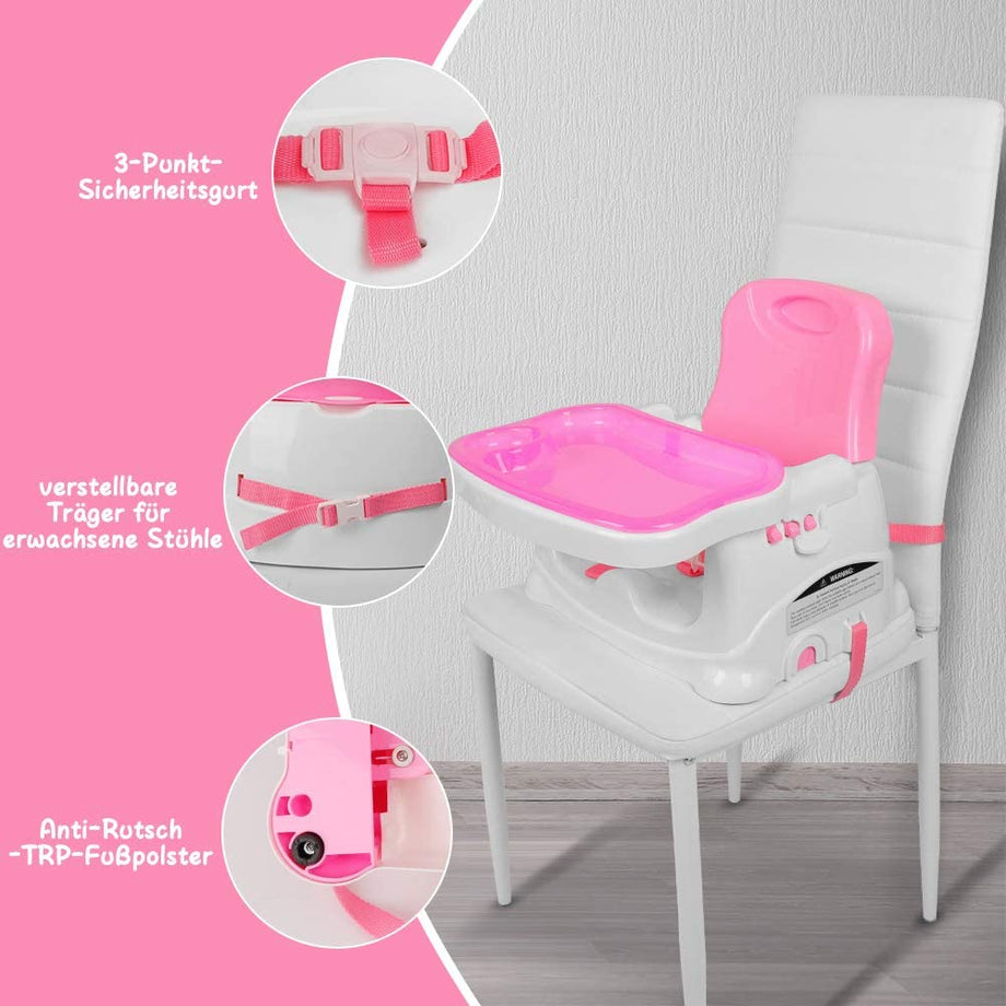 OUNUO Baby Hochstuhl Tragbarer Sitz und Sitzerhöhung