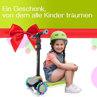 YOLEO Kinder Scooter Roller mit LED Leuchtenden Räder