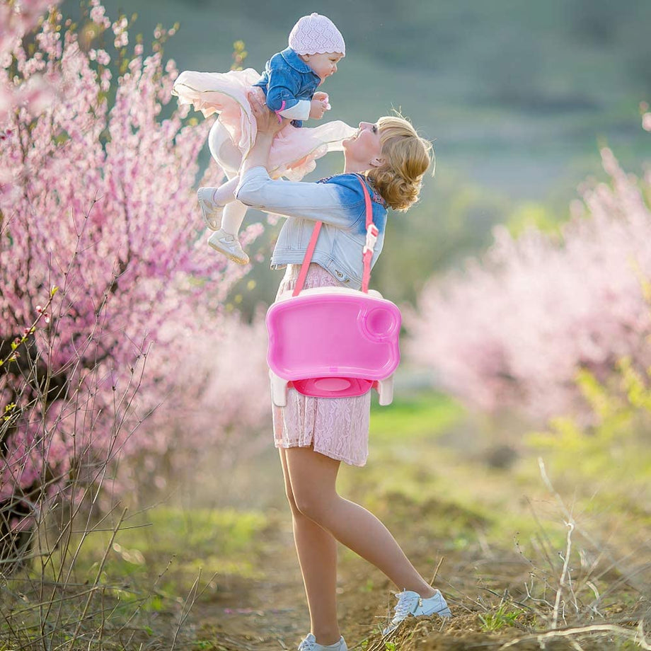 OUNUO Baby Hochstuhl Tragbarer Sitz und Sitzerhöhung