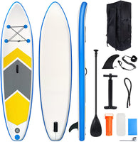 Dripex Aufblasbares Stand Up Paddle Board SUP Board Set Surfboard Paddling Board 150kg Belasbarkeit 305x76x15cm