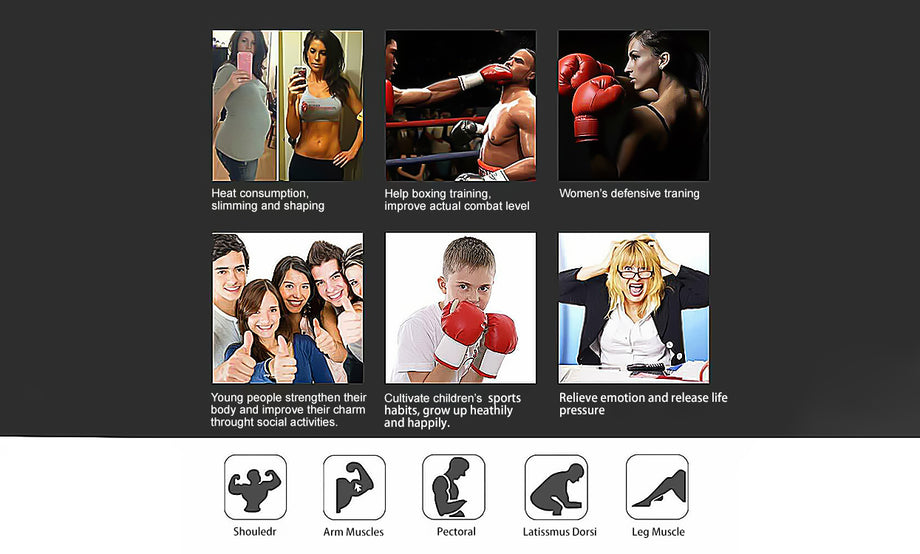 Boxsack Set Ungefüllt Sandsack Boxpartner BoxenSet mit Drehwirbel Stahlkette