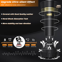 Dripex Freistehender Boxsack Standboxsäcke, MMA Boxpartner Boxing Trainer Heavy Duty Punchingsäcke Boxsack mit Saugfuß