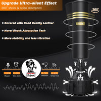 Dripex Freistehender Boxsack Standboxsäcke, MMA Boxpartner Boxing Trainer Heavy Duty Punchingsäcke Boxsack mit Saugfu