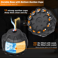 Dripex Freistehender Boxsack Standboxsäcke, MMA Boxpartner Boxing Trainer Heavy Duty Punchingsäcke Boxsack mit Saugfuß