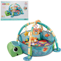 Erlebnisdecke Spieldecke Krabbeldecke Bällebad mit 30 Bällen Kinderzimmer Baby GD