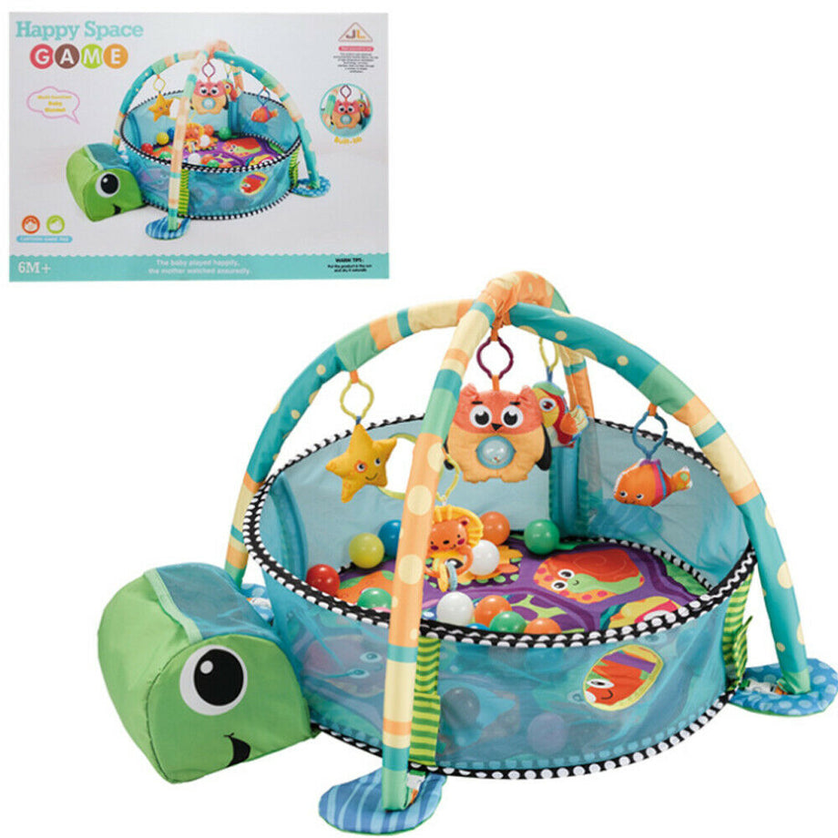 Erlebnisdecke Spieldecke Krabbeldecke Bällebad mit 30 Bällen Kinderzimmer Baby GD