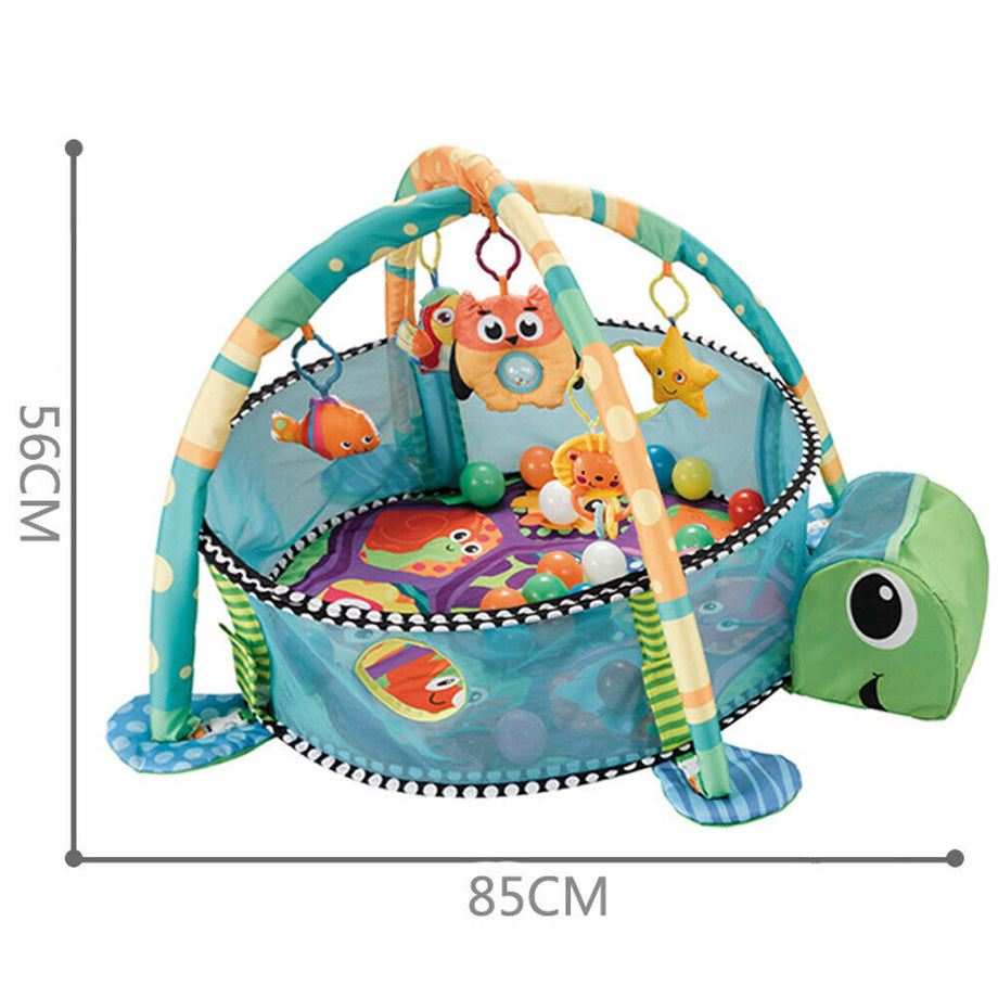 Erlebnisdecke Spieldecke Krabbeldecke Bällebad mit 30 Bällen Kinderzimmer Baby GD