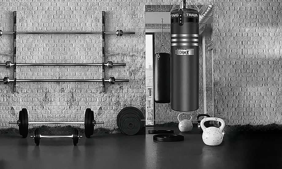 Boxsack Set Ungefüllt Sandsack Boxpartner BoxenSet mit Drehwirbel Stahlkette