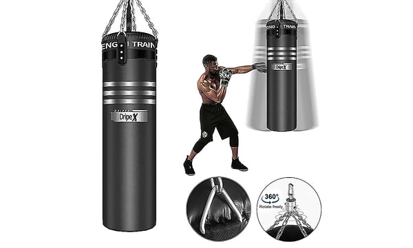 Boxsack Set Ungefüllt Sandsack Boxpartner BoxenSet mit Drehwirbel Stahlkette