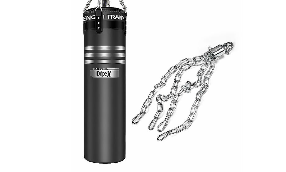 Boxsack Set Ungefüllt Sandsack Boxpartner BoxenSet mit Drehwirbel Stahlkette