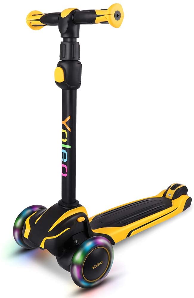 YOLEO Kinder Scooter Roller mit LED Leuchtenden Räder – Dripex -DE