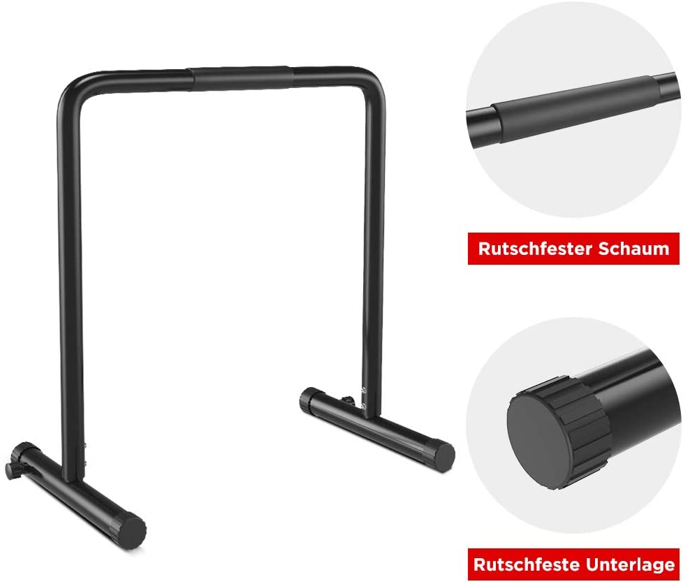 MAXSTRENGTH Dip Station Fitness Parallel Bars voor Thuis en Sportschool Calisthenics Push-up Dips Workout Standaard MAXSTRENGTH Dip Station Fitness Parallel Bars voor Thuis en Sportschool Calisthenics Push-up Dips Workout Standaard