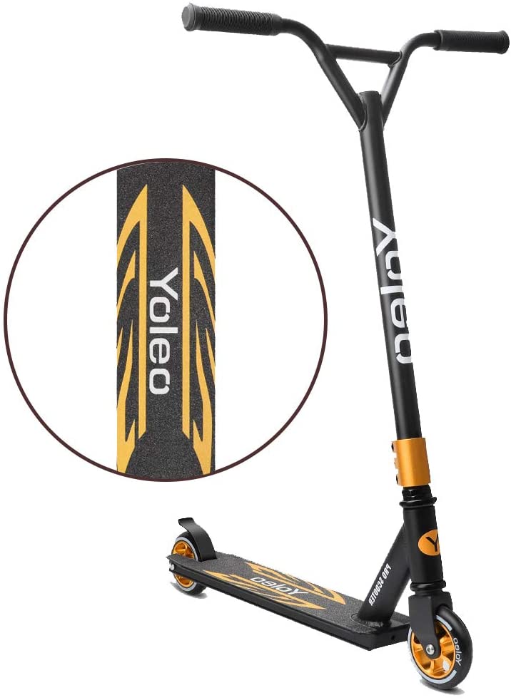 YOLEO Stunt Scooter Freestyle Tretroller Pro Scooter Kickscooter Roller für Kinder und Erwachsene