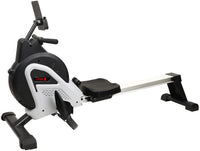 Dripex Rudergerät Magnetbremssystem für Heimgym & Cardio-Training, Rowing Machine mit Aluminium Gleitschiene, Rudermaschine16 stufige Widerstand & LCD-Monitor 2021 Version Rower