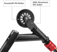 YOLEO Stunt Scooter Freestyle Tretroller Pro Scooter Kickscooter Roller für Kinder und Erwachsene Tragfähigkeit: 100 kg ABEC 7 Steel Y Lenker
