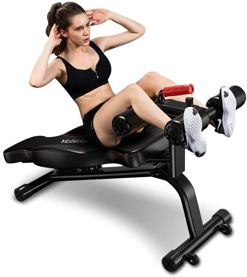 Yoleo Sit Up Bank Rückenlage Bord Hantelbank