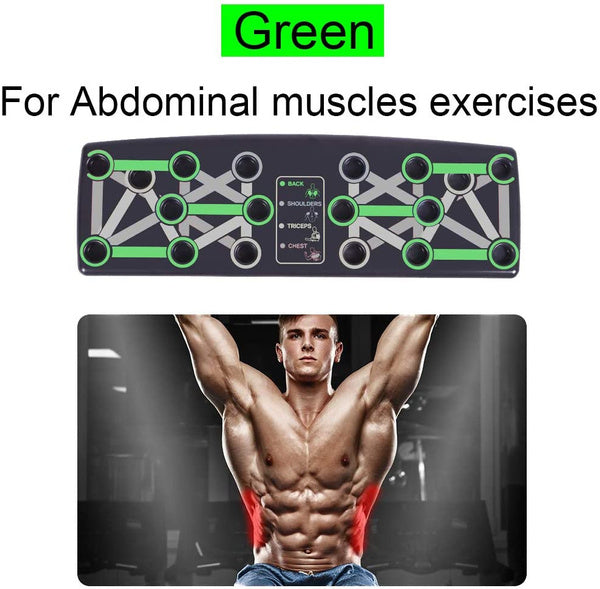 Push Up Board,14 In 1 Push Up System, Foldable and Portable Push Up Stand Home Gym Bar Set Strength Training for Full Body Workouts