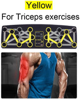 Push Up Board,14 In 1 Push Up System, Foldable and Portable Push Up Stand Home Gym Bar Set Strength Training for Full Body Workouts