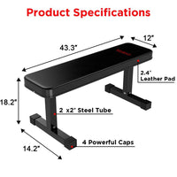 Flat workout bench|Yoleo-robustsport.com