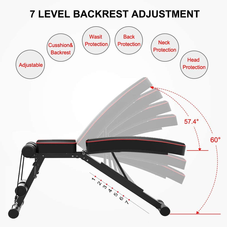 Yoleo Klappbare Hantelbank