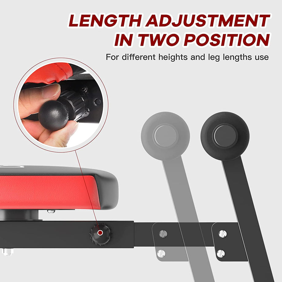 Dripex Bauchtrainer, Crunches Trainer, Rumpfbeugen Bank, Ganzkörper Trainingsgerät, Familienkleine Fitnessgeräte, geeignet für Bauch-, Bein- und Armübungen