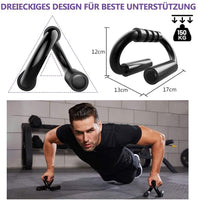 Dripex Bauchroller Set 4 IN 1 Bauchtrainer Fitnessset, AB Roller Bauchroller + Anti-Rutsch-Yogamatte/-Knieschützer+ 2 Liegestützgriffe, für zu Hause/Bauchmuskeltraining/Muskelaufbau, Frauen und Männer