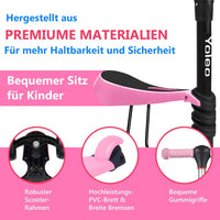 YOLEO 3-in-1 Kinder Roller Scooter mit Abnehmbarem Sitz