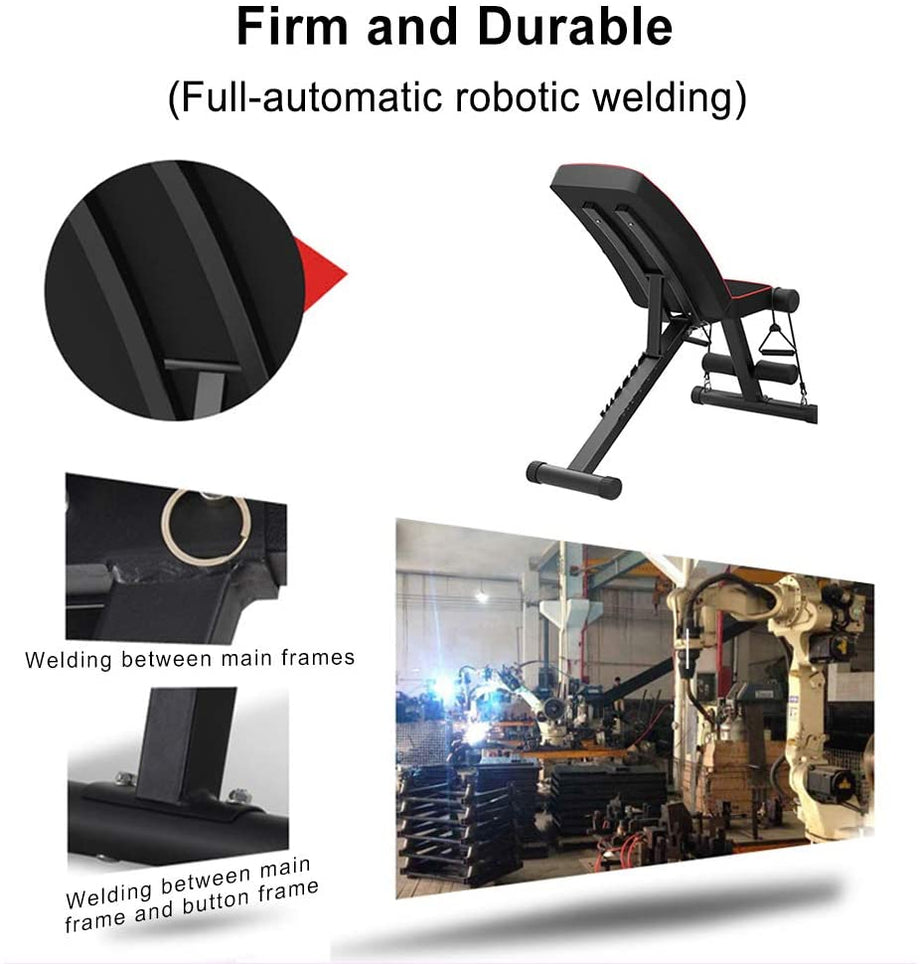 Yoleo Klappbare Hantelbank