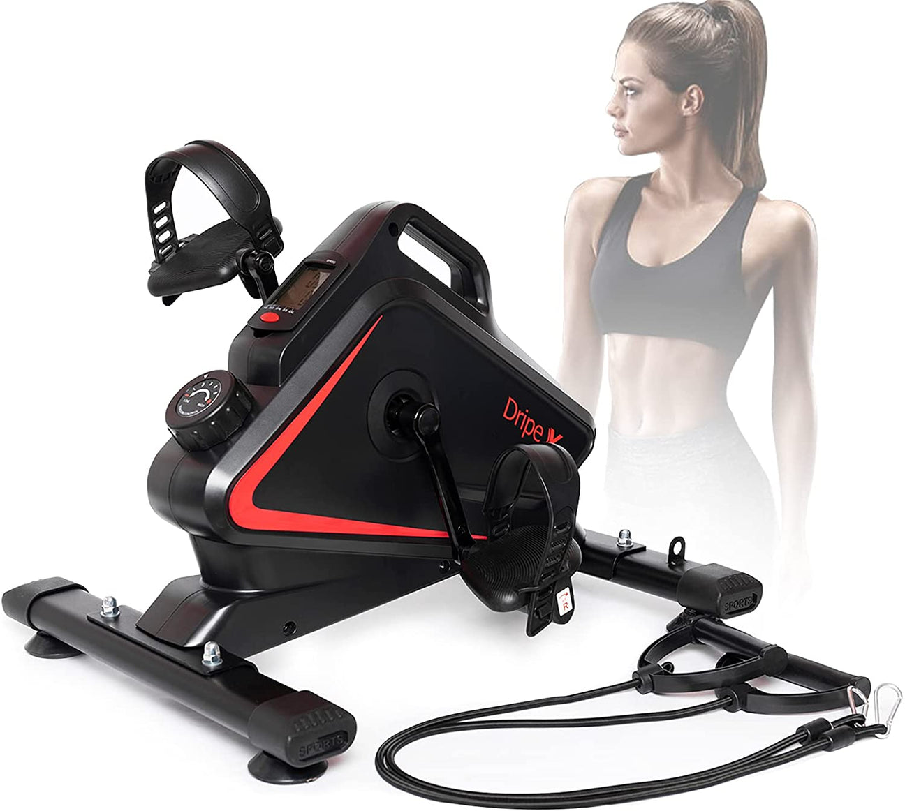 fitnessbike für zuhause Dripex Minibike Heimtrainer, Mini-Fitnessbike mit einstellbarem magnet – Dripex -DE
