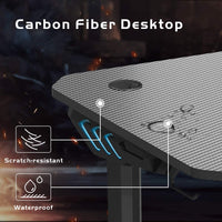 Dripex Gaming Tisch 113 cm Gaming Schreibtisch Gaming Computertisch PC Schreibtisch Gamer mit Getränkehalter und Kopfhörerhalter Schwarz