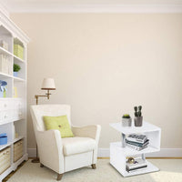 YOLEO Beistelltisch, Sofatisch Nachttisch mit LED Couchtisch Betttisch für Wohnzimmer, Schlafzimmer, Flur, Büro 52x44x38 cm