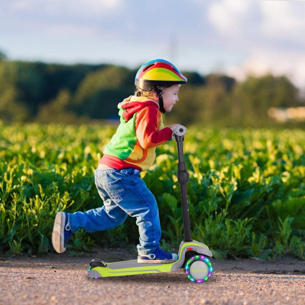 YOLEO Kinder Scooter Roller mit LED Leuchtenden Räder – Dripex -DE