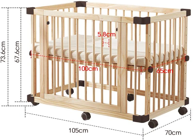 Dripex Babybetten aus Holz Dripex 65x100cm