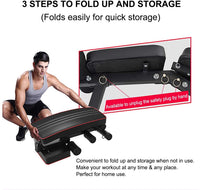 Yoleo Klappbare Hantelbank