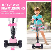 YOLEO 3-in-1 Kinder Roller Scooter mit Abnehmbarem Sitz