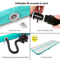 Yoleo 13.2 ft Air Track Gymnastics Mat