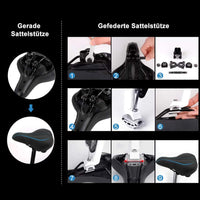 Yoleo Fahrradsattel, bequemer Sattel Herren Damen mit Gel Gedächtnisschaum