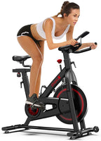 Dripex Heimtrainer Fahrrad, 13 kg Schwungrad Ergometer Hometrainer mit Magnetwiderstandseinstellung