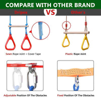 Dripex Ninja Slackline Set 20M Anfänger Slacklines mit dem zusätzliche Kletternetz