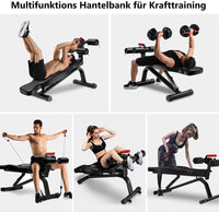 Yoleo Sit Up Bank Rückenlage Bord Hantelbank