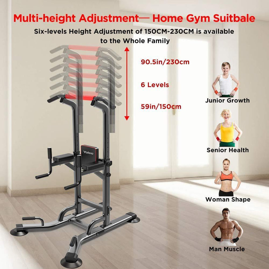 Adjustable pull up tower|Yoleo-robustsport.com