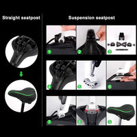 Yoleo Fahrradsattel, bequemer Sattel Herren Damen mit Gel Gedächtnisschaum