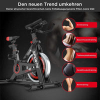 Dripex Ergometer Heimtrainer Fahrrad Fitness Bikes mit Pulsmesser