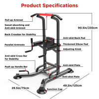 Adjustable height pull up tower|Yoleo-robustsport.com