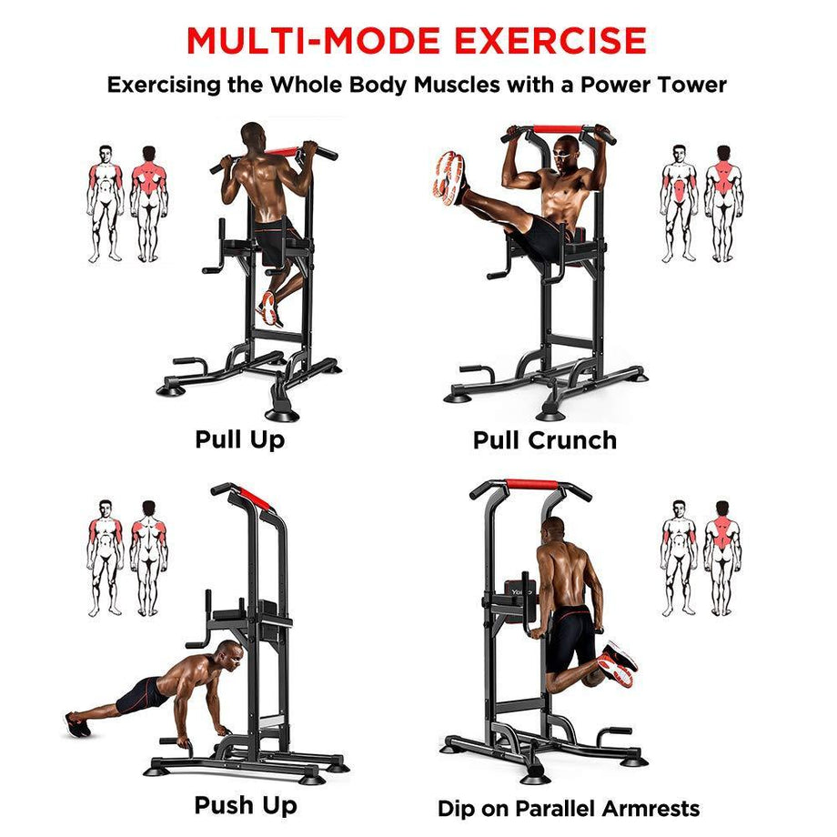 Adjustable height pull up station|Yoleo-robustsport.com