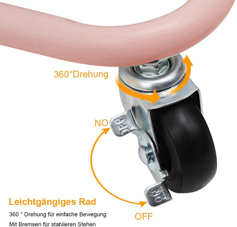 Dripex Rollwagen Küchen Organizer 3-stöckiger Servierwagen Küchenwagen Storage Trolley Cart Küchenregal Allzweckwagen Allzweckregal