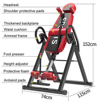 YOLEO Schwerkrafttrainer Inversionsbank klappbar Rückentrainer