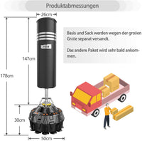 Dripex Boxsack Erwachsene Freistehender Standboxsack MMA Boxpartner Boxing Trainer Heavy Duty Boxsack mit Saugfuß, mehrere Farbe